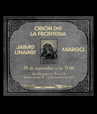 SESIONES LLORONAS 28/09/25: Jaime Linares, Margo, Bob Eggsponja y la Peña del Fondo del Mar en Madrid