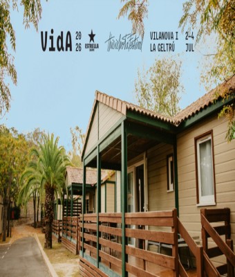 Vida Festival 2026 - Bungalows Camping HolaCamp Sitges Garrofer