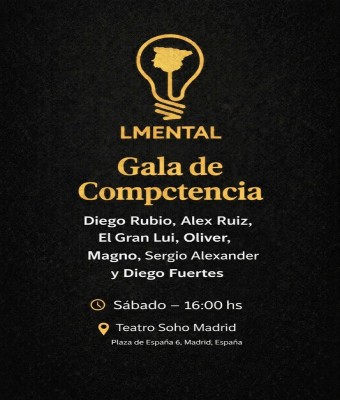 Gala Concurso - L Mental Convention ( Encuentro de Mentalismo) en Madrid