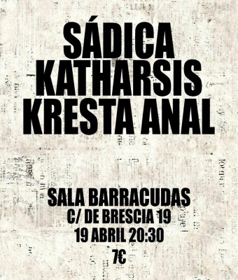 SÁDICA+KATHARSIS+KRESTA ANAL en Madrid