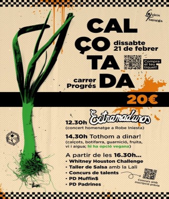 Calçotada del Carrer Progrés (amb concert i activitats divertides) en Barcelona