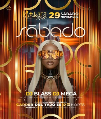 KIMBARA DLAX · SÁBADO 13DIC25 en Barcelona