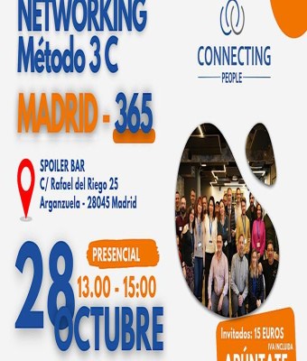 NETWORKING MADRID  -Evento presencial - OCTUBRE