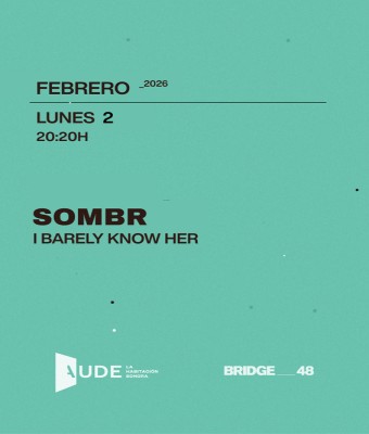 SOMBR, I BARELY KNOW HER, LISTENING SESSION en Barcelona