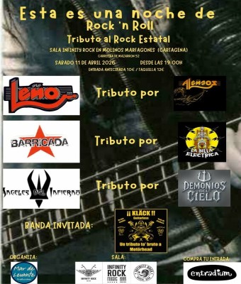 Esta es una noche de Rock 'n Roll (Tributo al rock estatal) en Murcia