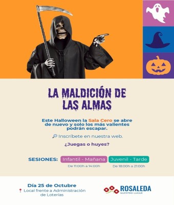 Halloween CC Rosaleda La Maldición de las Almas en Málaga