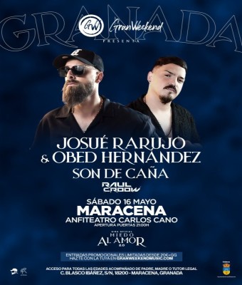 Maracena - Gira miedo al Amor - Josue Rarujo y Obed Hernadez en Granada