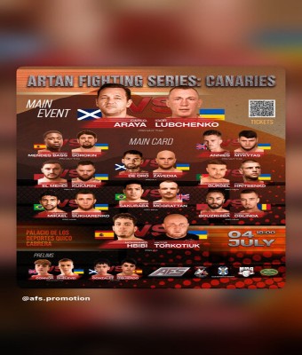 ARTAN FIGHTING SERIES CANARIAS en Santa Cruz de Tenerife