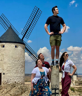 Tour los Molinos del Quijote de la Mancha y Toledo con Almuerzo en Madrid
