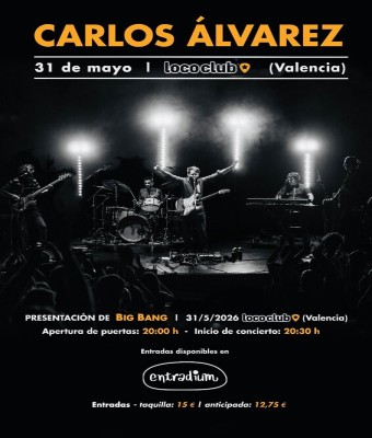Carlos Álvarez en el Loco Club (Valencia) en Valencia/València
