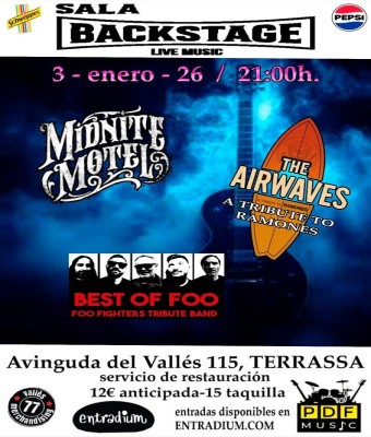 MIDNITE MOTEL-BEST OF FOO- THE AIRWAVES en Barcelona