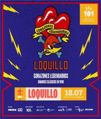 LOQUILLO - CORAZONES LEGENDARIOS en Málaga