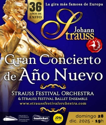 JOHANN STRAUSS. Gran Concierto de Año Nuevo SCQ en La Coruña