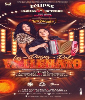 Las Diosas del Vallenato - Eclipse en Murcia