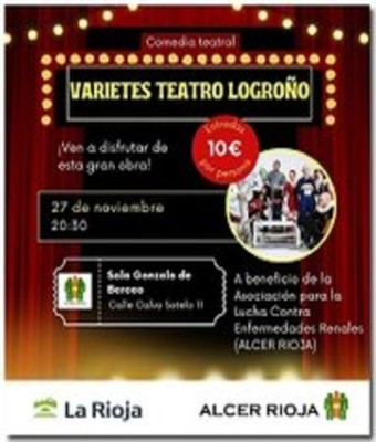 Una tarde varieté a favor de ALCER en LOGROÑO, LA RIOJA
