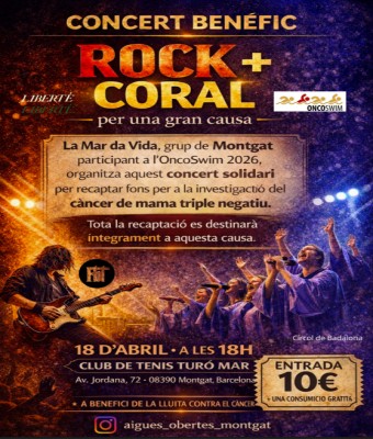 Concert benéfic Rock + Coral en Barcelona