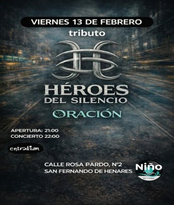 Tributo Héroes del Silencio - Oraciòn en Madrid