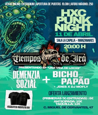 HxC PUNK NIGHT en Ciudad Real