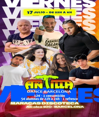 ANTILLA SALSA BARCELONA - VIERNES 17 JUL26