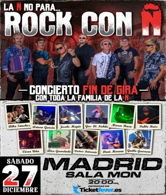 ROCK CON Ñ EN CONCIERTO - MADRID - SALA MON