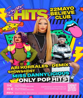 SUPER HITS PARTY en Barcelona