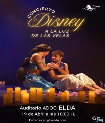 DISNEY A LA LUZ DE LAS VELAS EN  ELDA en Alicante