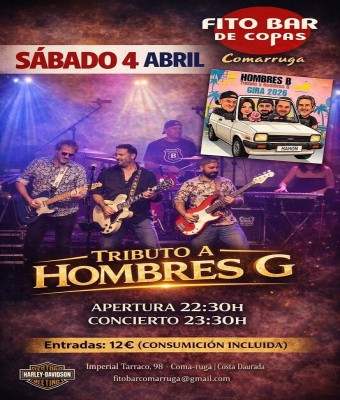 “Hombres B” tributo a Hombres G en Tarragona