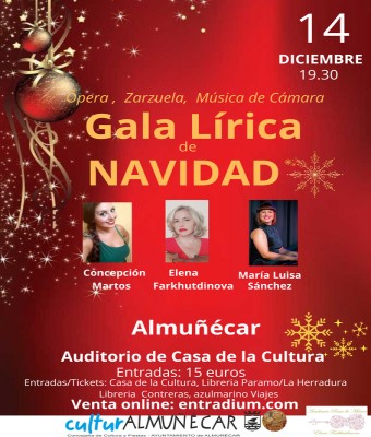 Gala Lirica de Navidad. en Granada