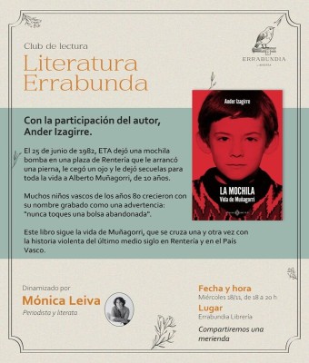 Club de lectura: «La mochila» en Gipuzkoa