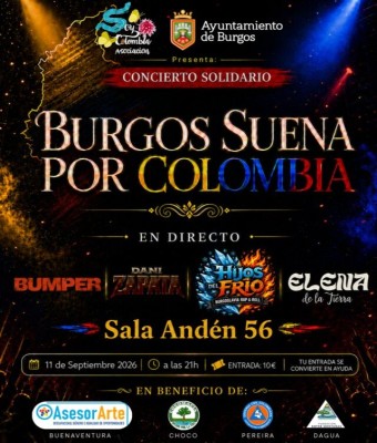 FESTIVAL POR COLOMBIA en Burgos