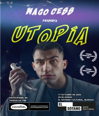 UTOPÍA – El espectáculo de magia de Cess en Burgos