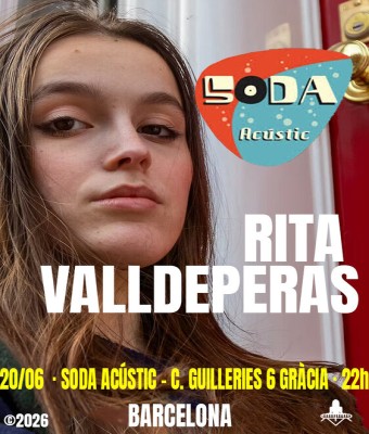 RITA VALLDEPERAS - 20 JUNY AL SODA ACÚSTIC en Barcelona