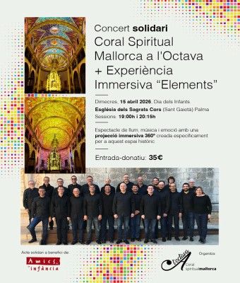 Concert solidari Coral Spiritual Mallorca a l'Octava + Experiència Immersiva Elements en Balears, Illes
