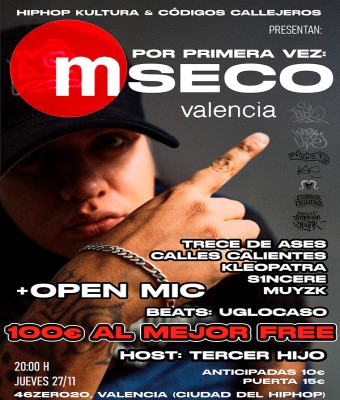 MSECO EN VALENCIA HIPHOP KULTURA en Valencia/València