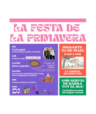 Dinar Popular. Festa de la primavera 2026 en Barcelona