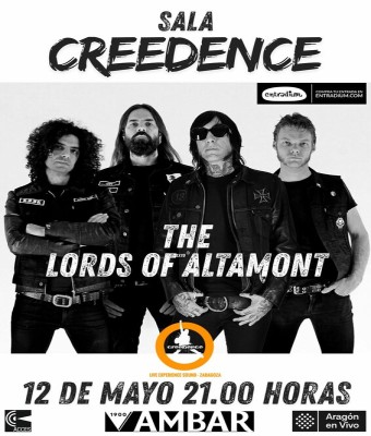 THE LORDS OF ALTAMONT en SALA CREEDENCE - Zaragoza