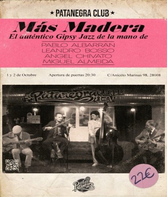 MAS MADERA - Gypsy Jazz en Madrid