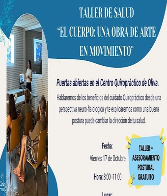 Taller de Salud y Asesoramiento Postural Gratuito en Oliva