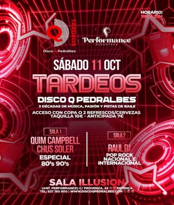 ACCESO  CONSUMICIÓN TARDEO 11 OCTUBRE en Barcelona