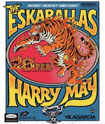 The Eskarallas + Harry May  en Pontevedra