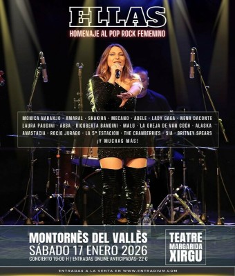 ELLAS ( HOMENAJE AL POP ROCK FEMENINO) EN MONTORNÉS DEL VALLÉS  en Barcelona