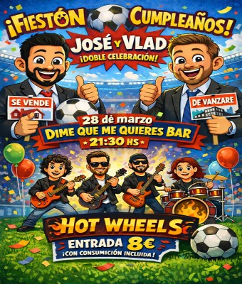 ¡FIESTÓN CUMPLEAÑOS! en Madrid