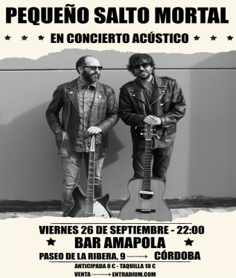 PEQUEÑO SALTO MORTAL - CONCIERTO ACÚSTICO EN BAR AMAPOLA en Córdoba