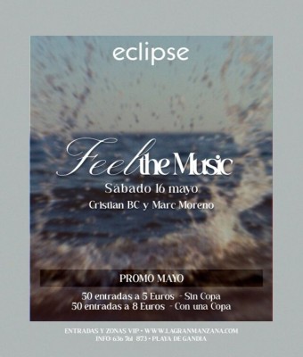 ECLIPSE | SÁBADO 16 MAYO en Valencia