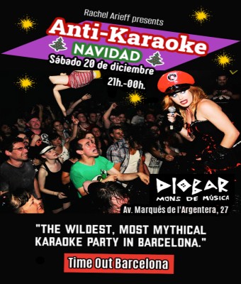 Rachel Arieff's Anti-Karaoke Christmas en Diobar en Barcelona