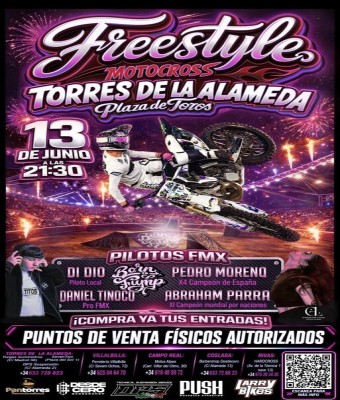 TORRES FREESTYLE MOTOCROSS BORN TO JUMP en Madrid