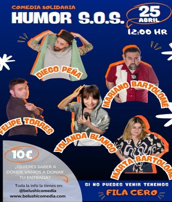 HUMOR S.O.S , COMEDIA SOLIDARIA en Zaragoza