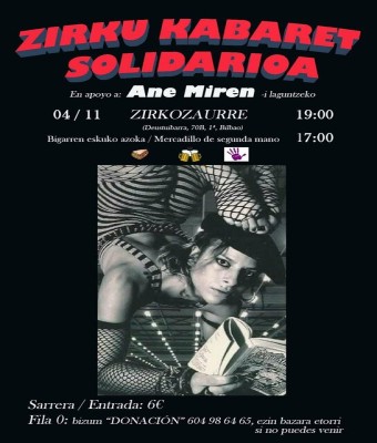 Zirku Kabaret Solidarioa / Cabaret Solidario de Circo en Bizkaia