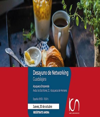 KCN Desayuno de Networking Guadalajara - 30 de octubre en Azuqueca de Henares