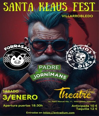 SANTA KLAUS FEST THEATRECLUB VILLARROBLEDO SAB 3 ENERO 26 en Albacete